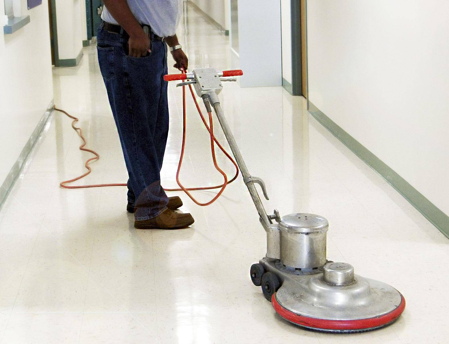 Floor Strip and Wax Service