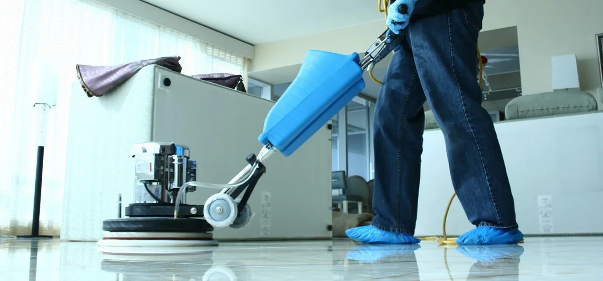 commercial floor waxing & Stripping Service