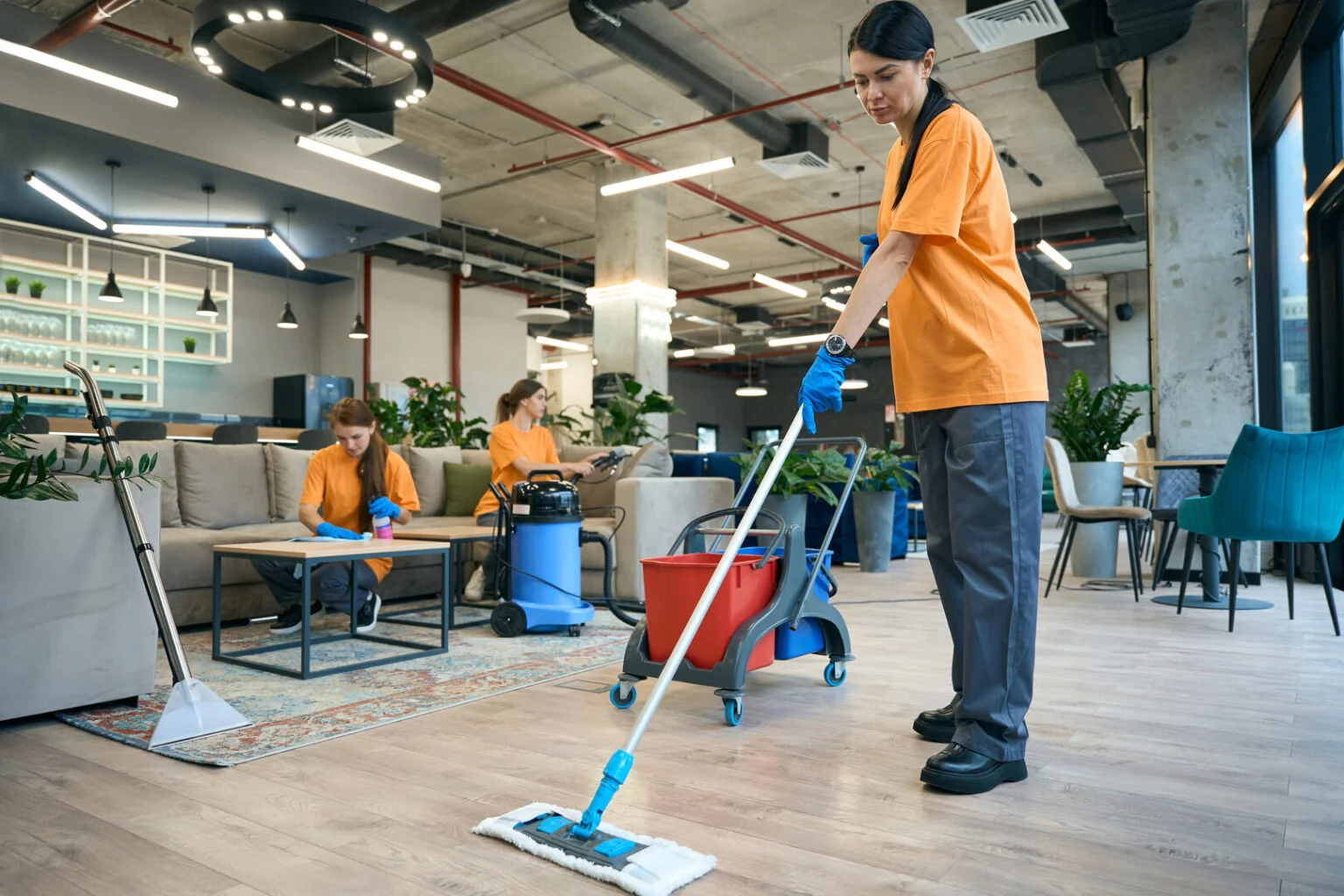 Cleaning Administrative Spaces.