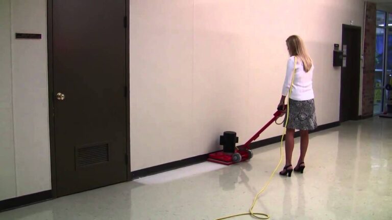 Floor Stripping and Waxing
