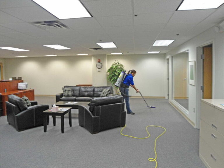 office vinyl floor cleaning
