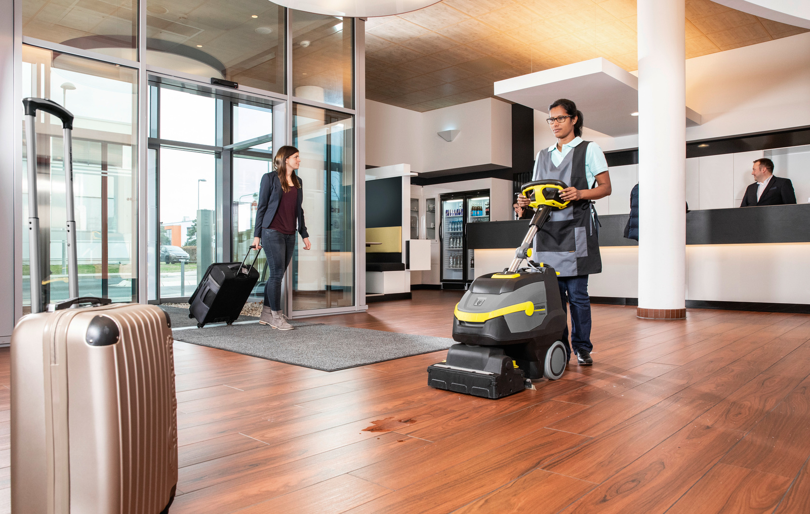 reception area cleaning