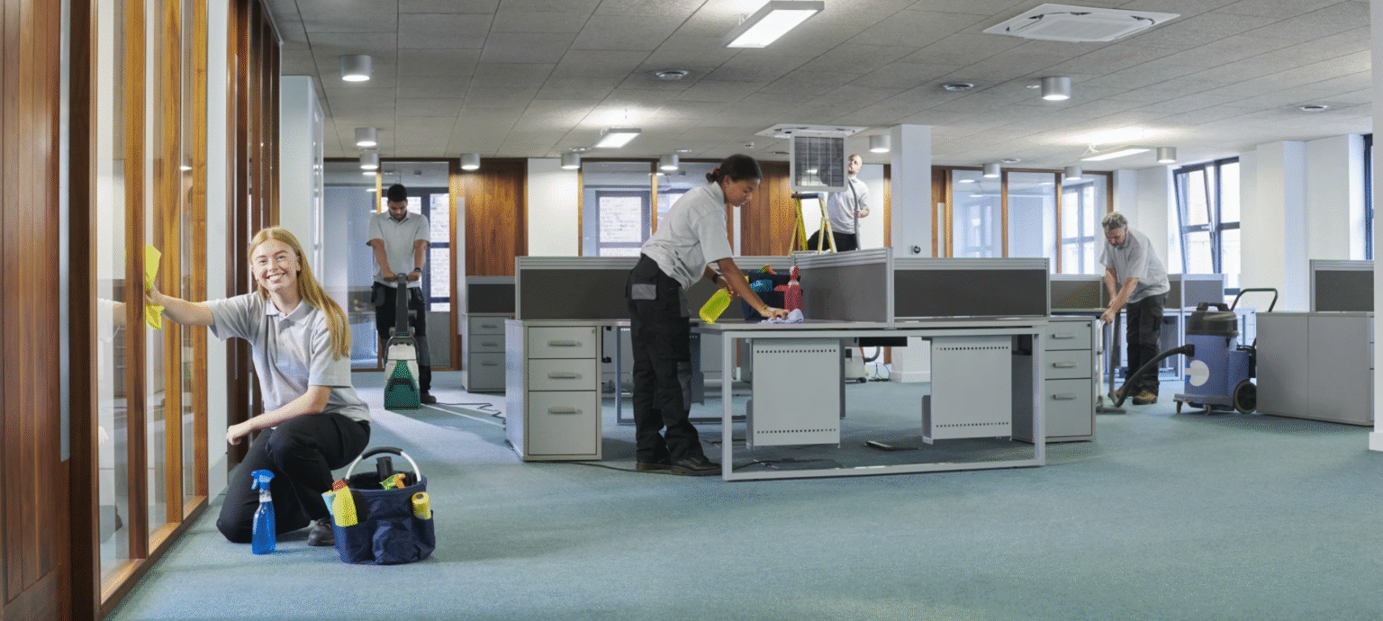 financial office janitorial services