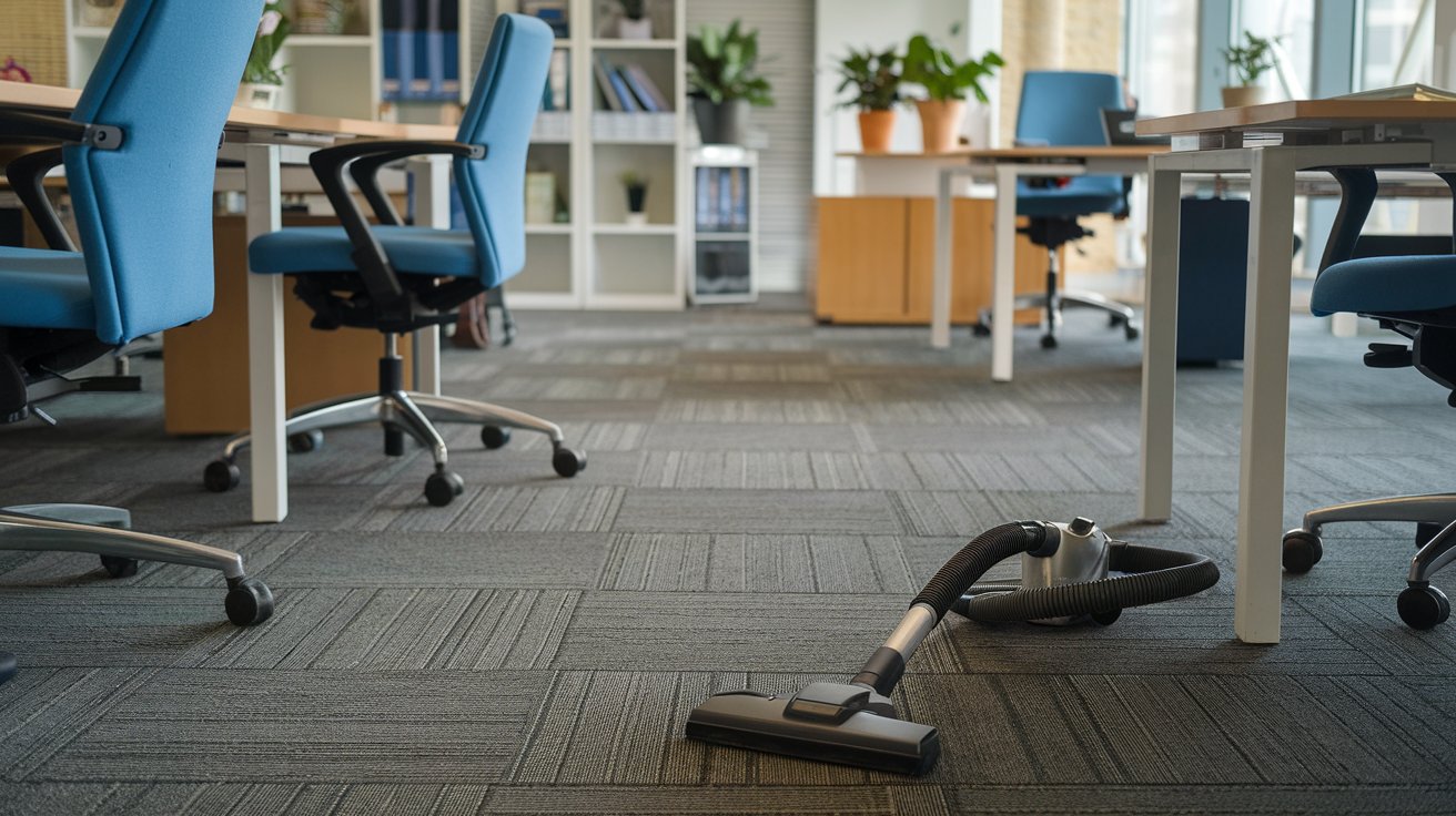 office floor cleaning