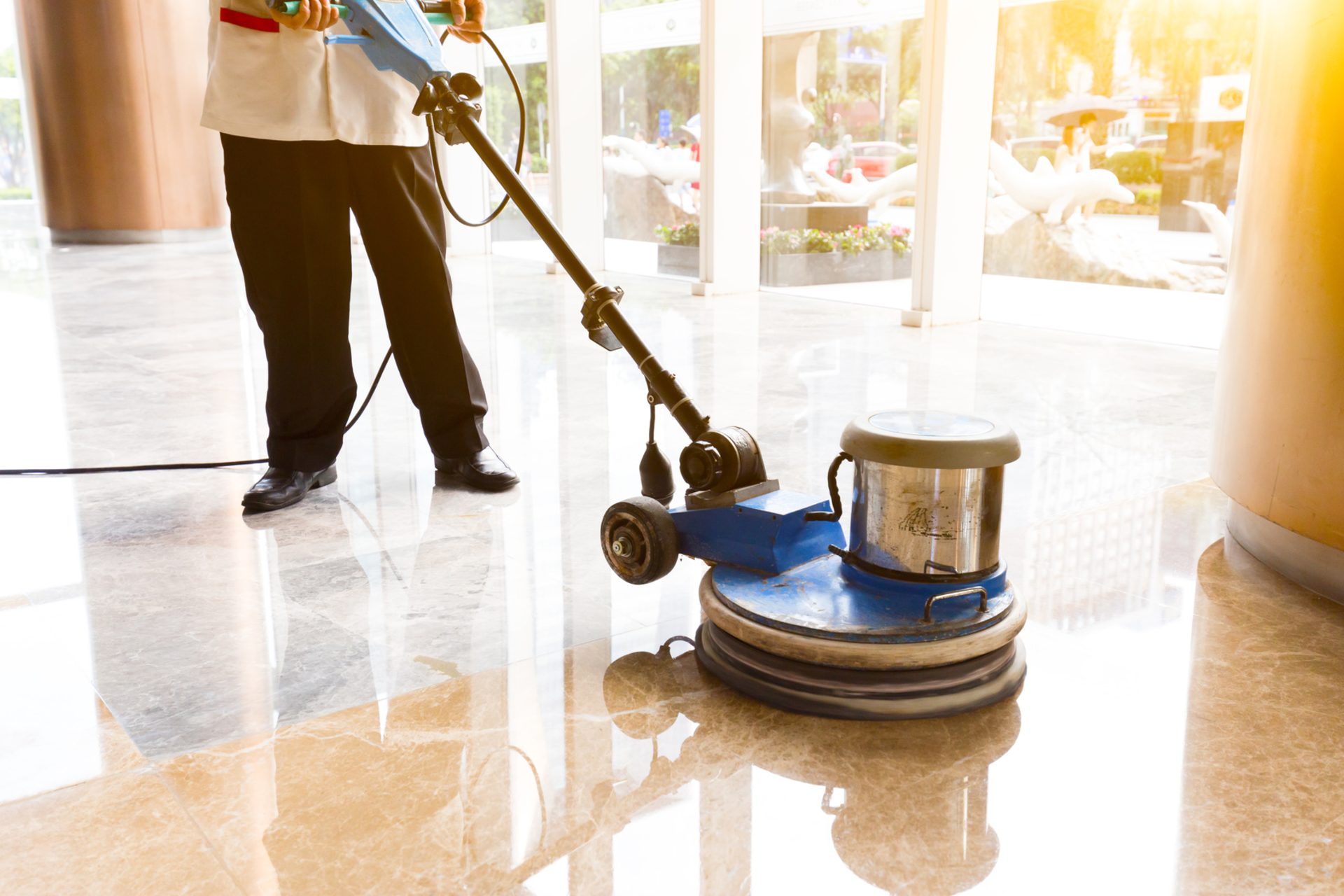 office hard floor cleaning