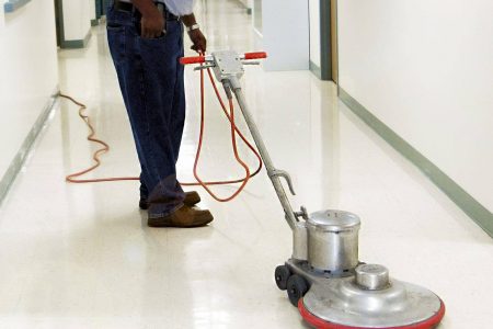 Floor Strip and Wax Service