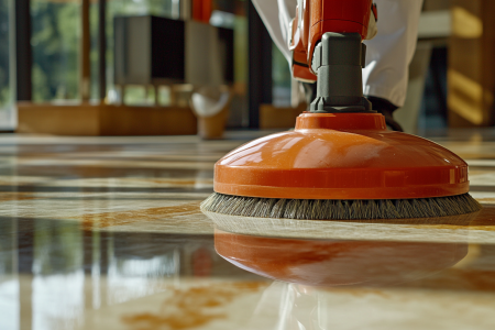 Floor Waxing vs. Floor Polishing