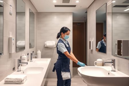 commercial restroom cleaning Houston