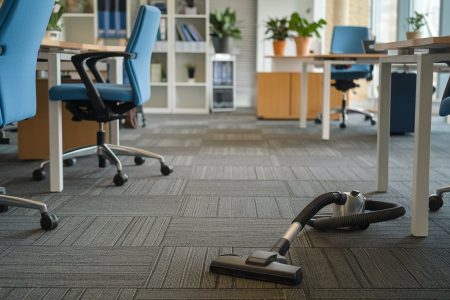 office floor cleaning