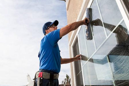 office glass cleaning