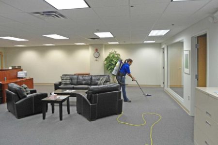 office vinyl floor cleaning