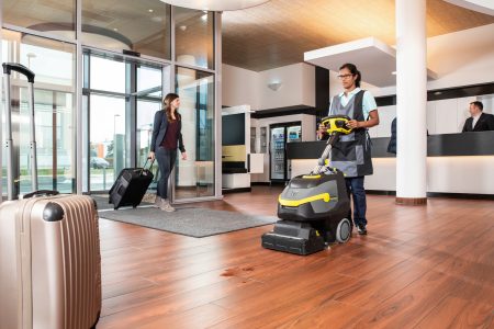 reception area cleaning